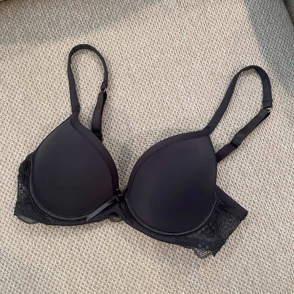 Gray Push-Up Bra
